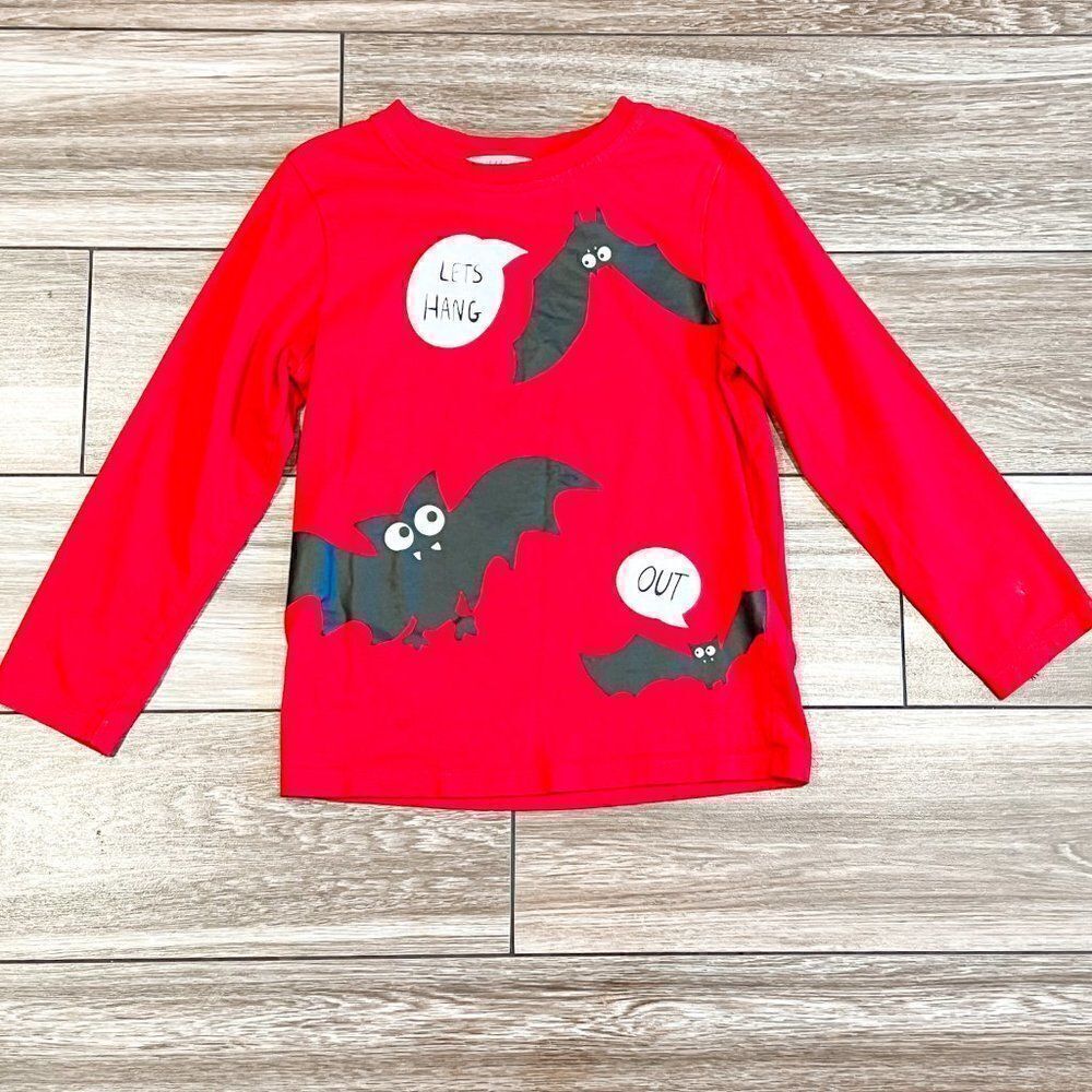 H&M Bat "Let's Hang Out" Long Sleeve Tee